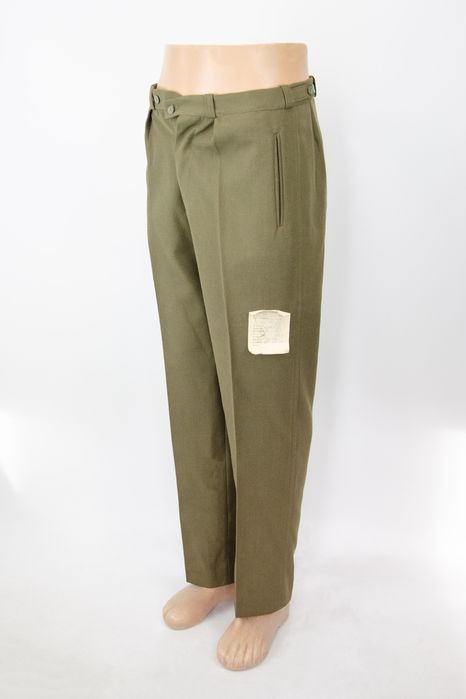 spodnie gabardynowe oficera wojsk lądowych prl