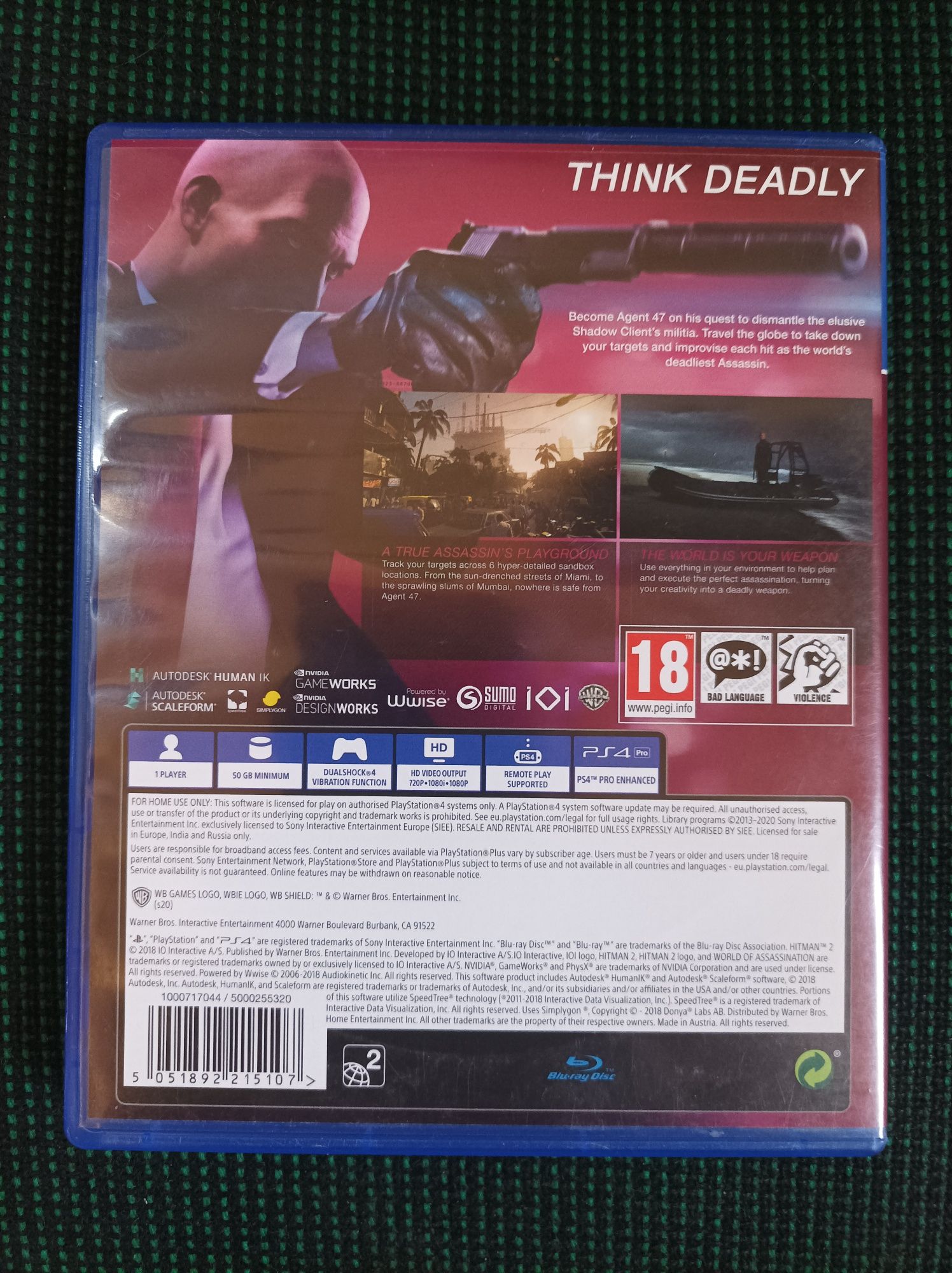 Gra Hitman 2 II pl ps4 ps5