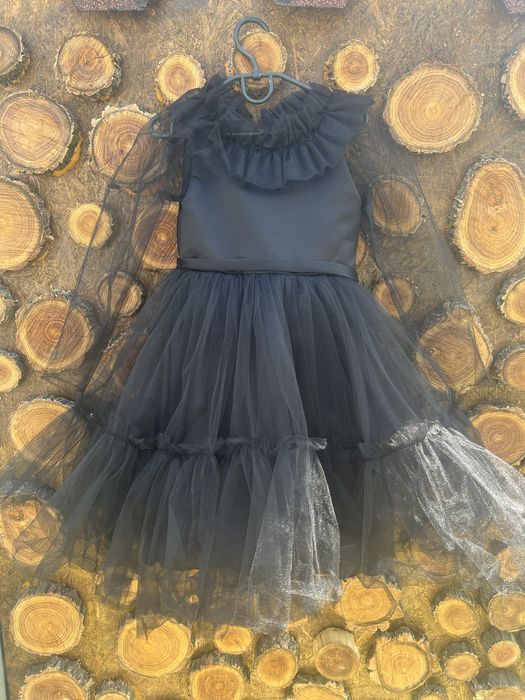 карнавальна святкова сукня Wednesday,Венсдей 5-7р.Платье вензде