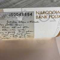 Banknot kolekcjonerski Juliusz Słowacki 20 zł RADAR