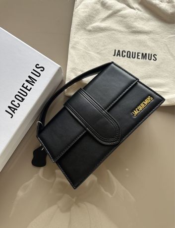 Женская сумка jacquemus жакмюс черная полная упаковка