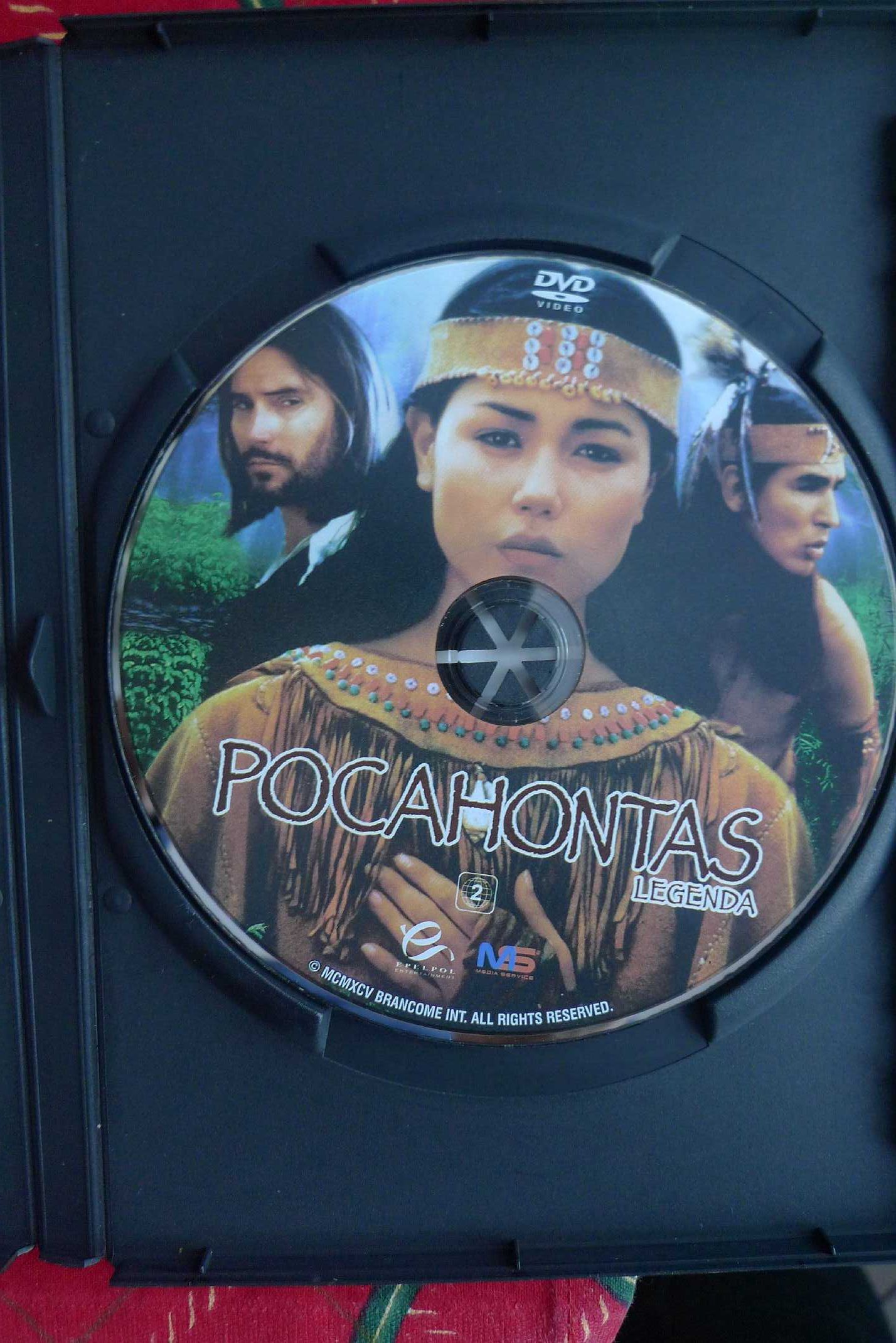 Pocahontas film na DVD