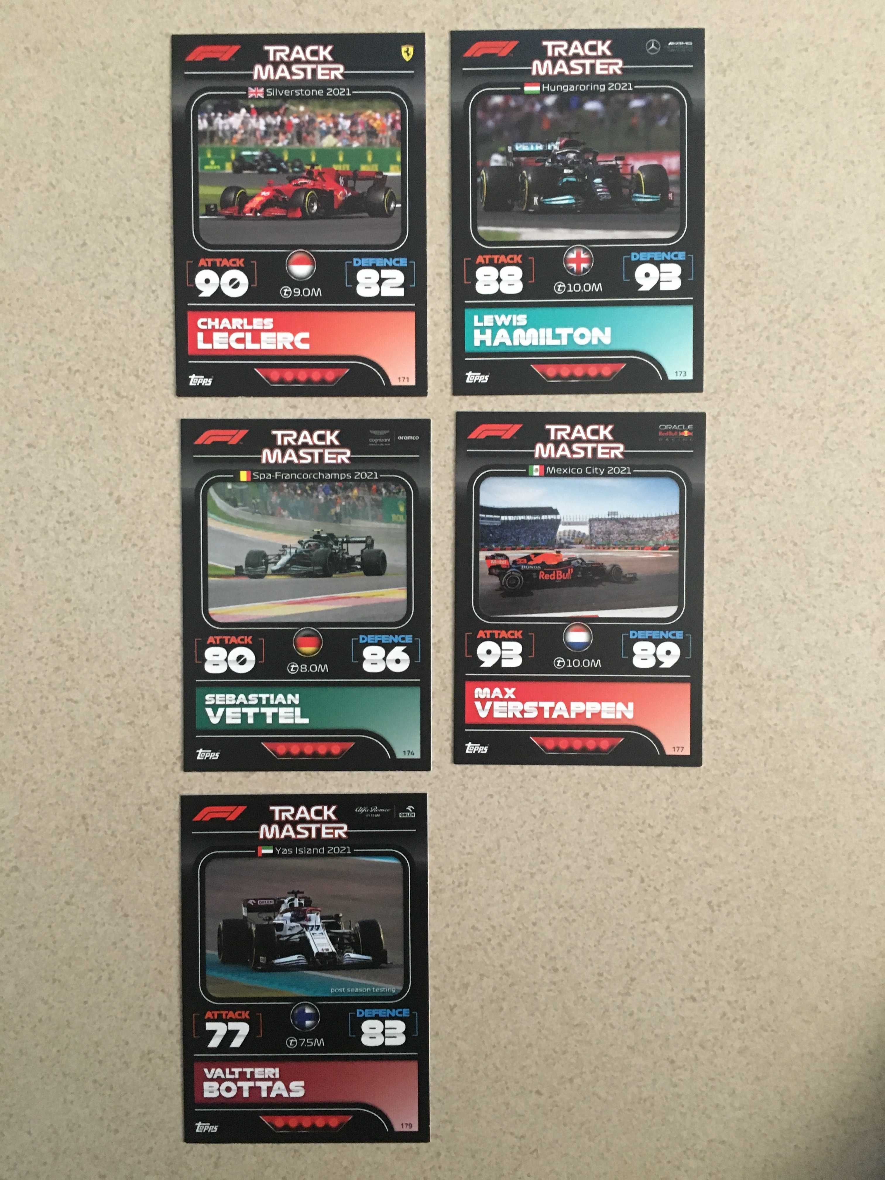 Karty Topps Turbo Attax 2022 - Track Master