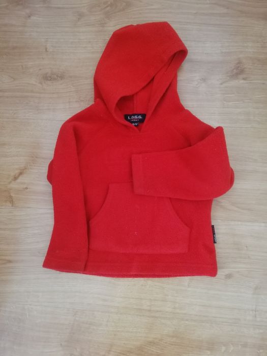 Bluza polarowa z kapturem 86/92 cm