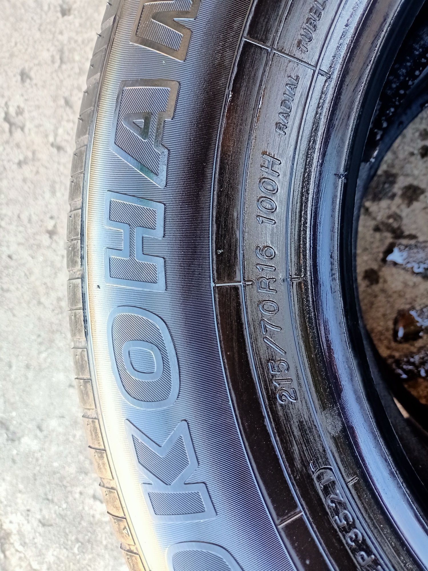 Літні шини YOKOHAMA 215/70R16