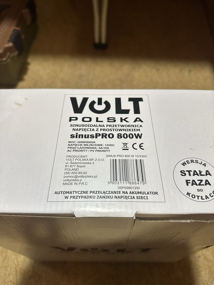 Джерело безперебійного живлення Volt Polska sinus pro 800 w 12/230V