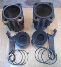 camisas + pistons + bielas de motor DEUTZ F2L511