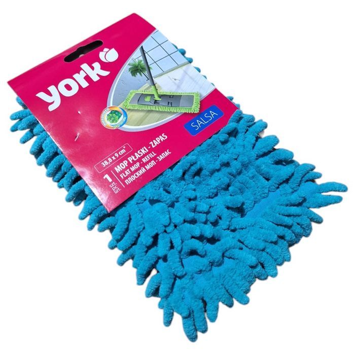 mop płaski salsa zapas york niebieski 1szt