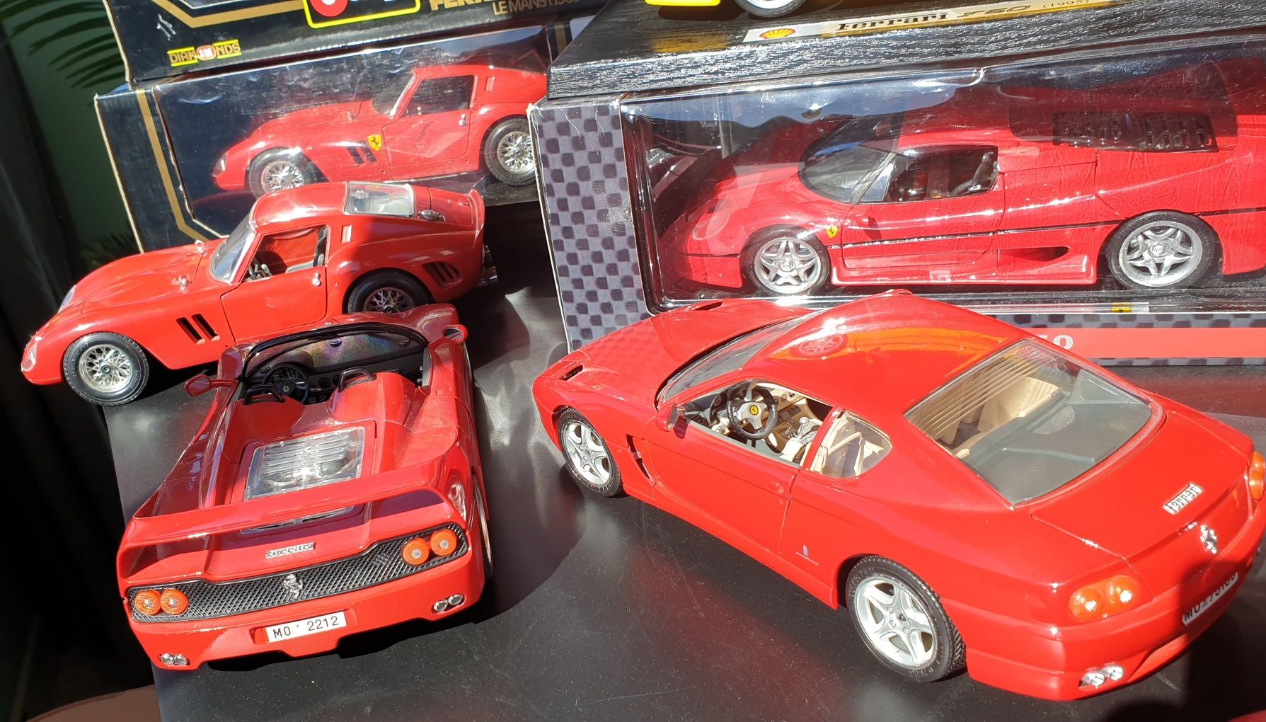 Ferrari 250 le mans e GTO + F40 ...1/18