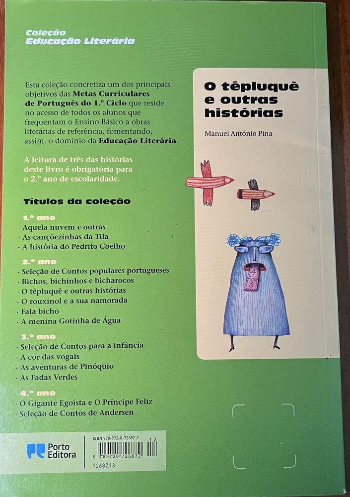 Livro “O têpluquê e outras historias”