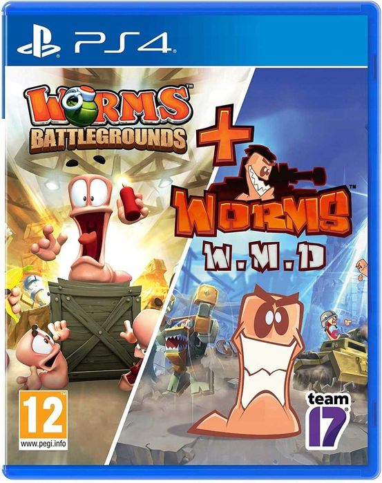 PS4 Worms Battlegrounds + Worms W.M.D Games4US Pasaż Łódzki