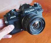 Câmera Analógica Fujica AX-3 - Máquina Fotográfica Fujifilm Rolo 35mm
