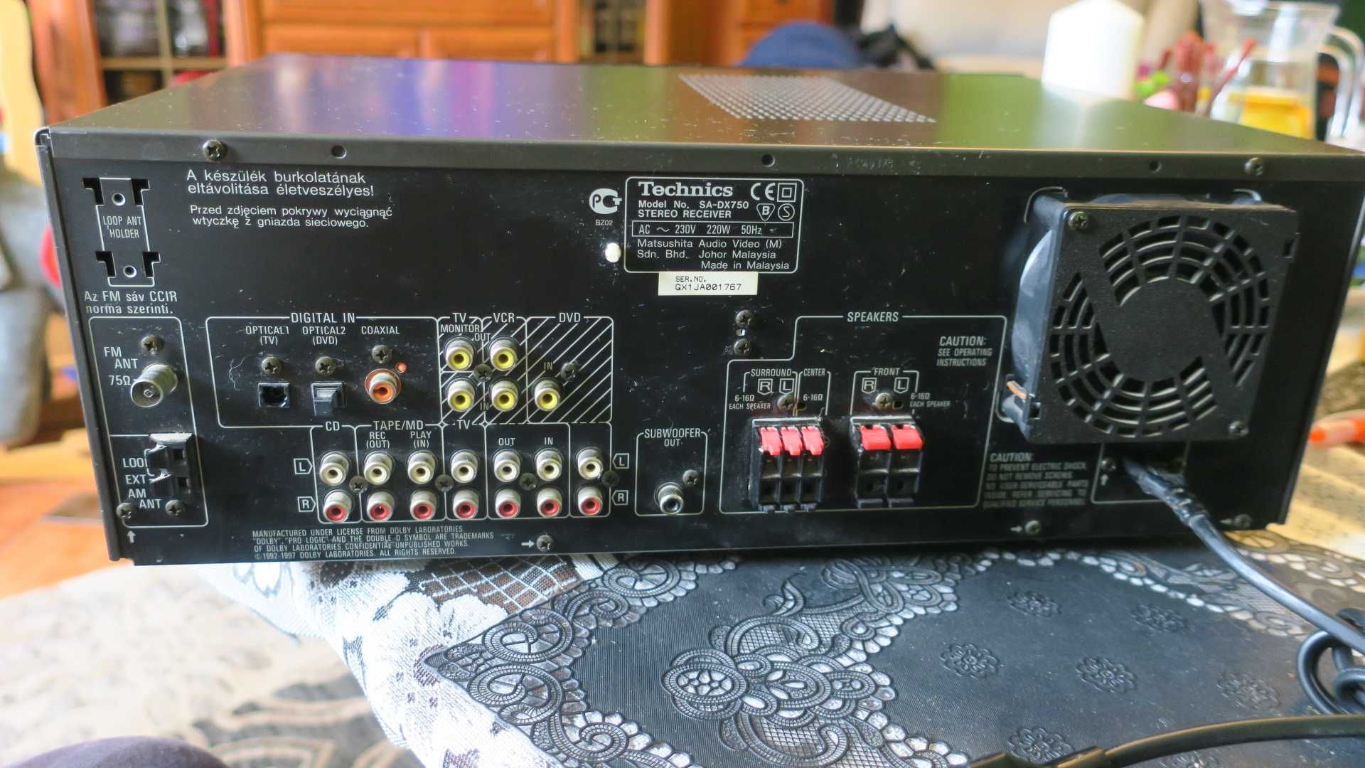 Amplituner Technics SA-DX750 5.1 kino domowe