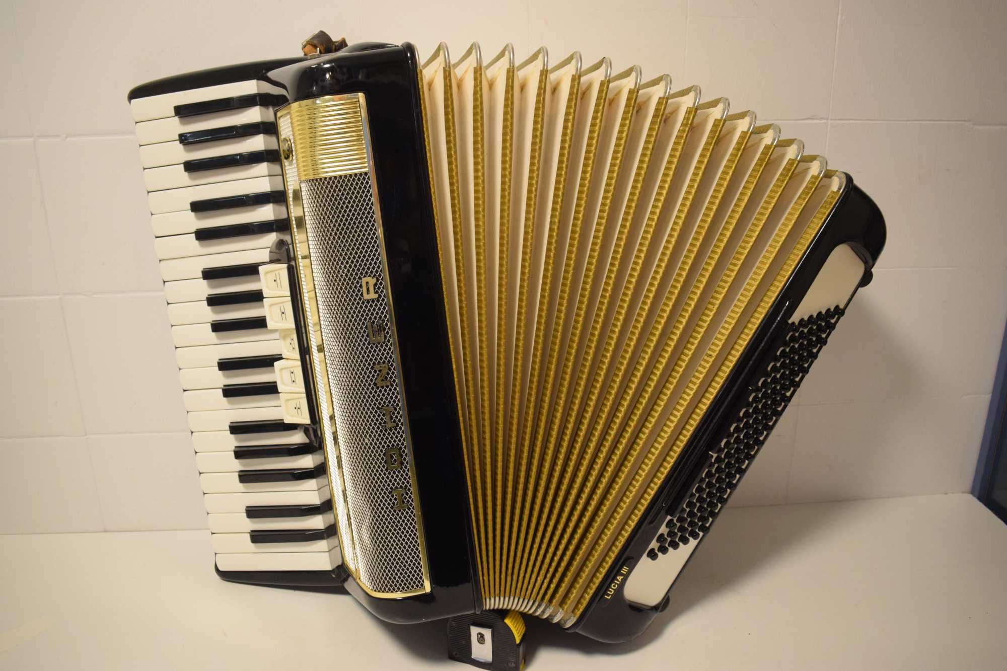 Acordeao  Hohner Lucia IV P 3 Voz 96 Baixos, N 235