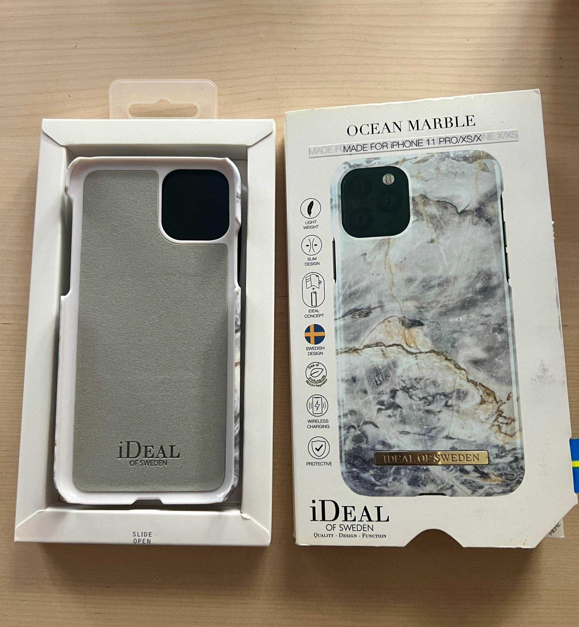 Etui iDeal of Sweden Ocean Marble iPhone 11 Pro/XS/X