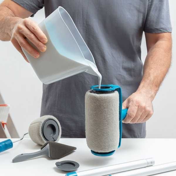 Conjunto Rolos de Pintura Recarregáveis Anti-gotas ( 5 Peças)