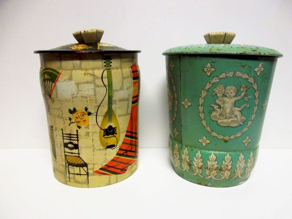 2 lindas latas altas vintage