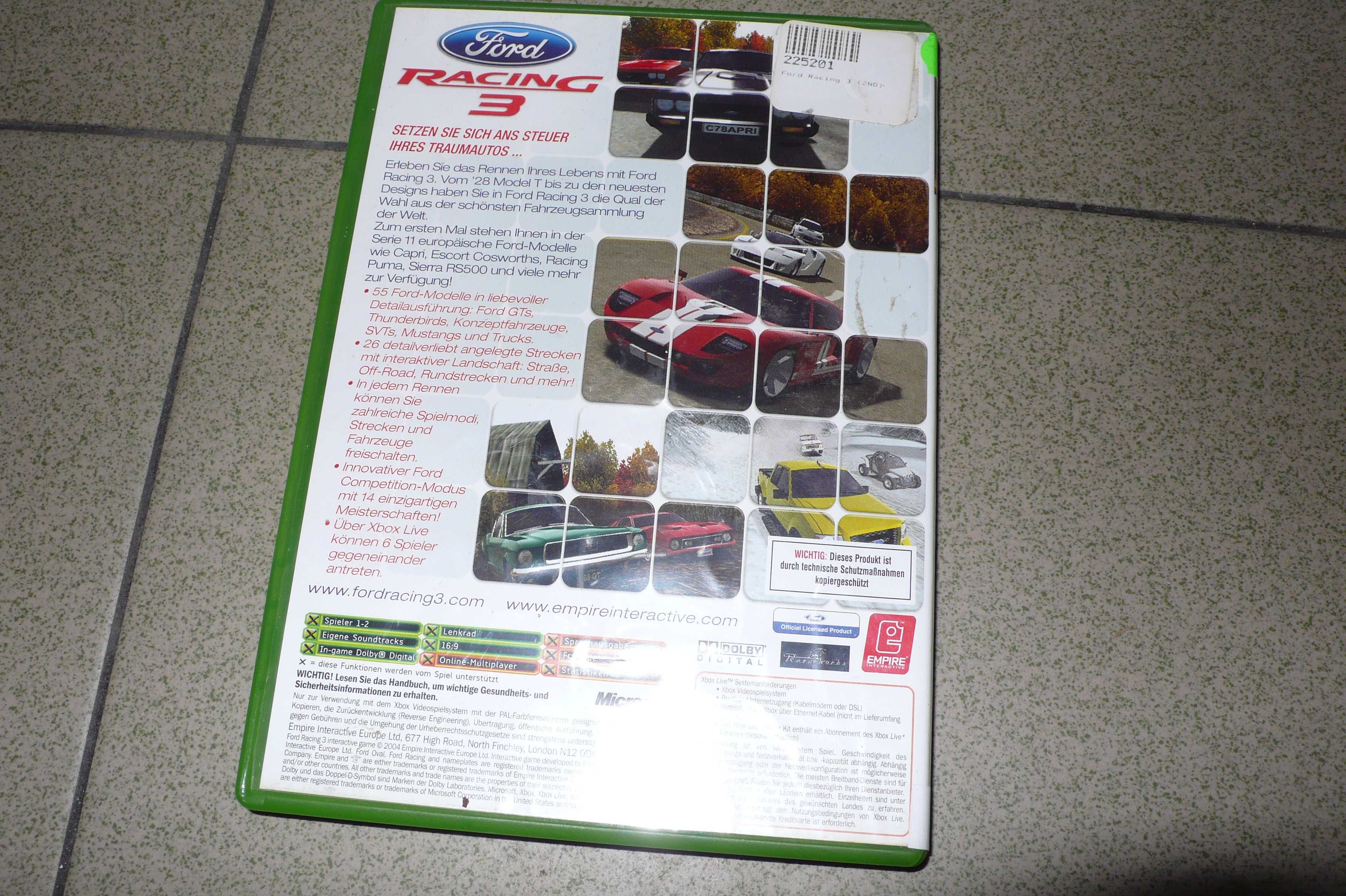 Ford Racing 3 na XBox Classic