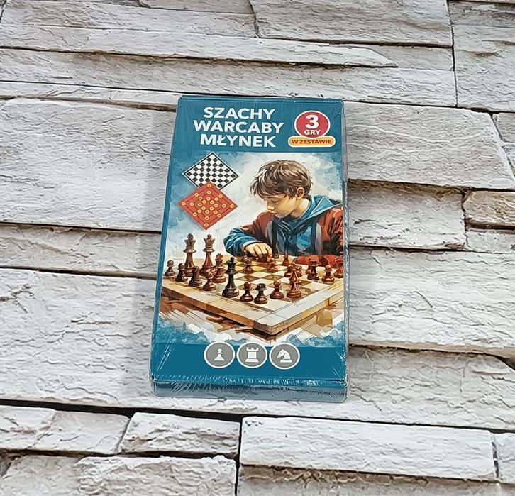 Gry planszowe szachy warcaby młynek