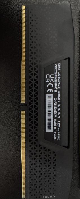 Vengeance 2x16Gb pamieci ram