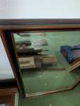 Lustro w drewnianej ramie 50x70