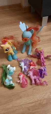 Koniki pony , Hasbro skacząca rainbow dash i inne