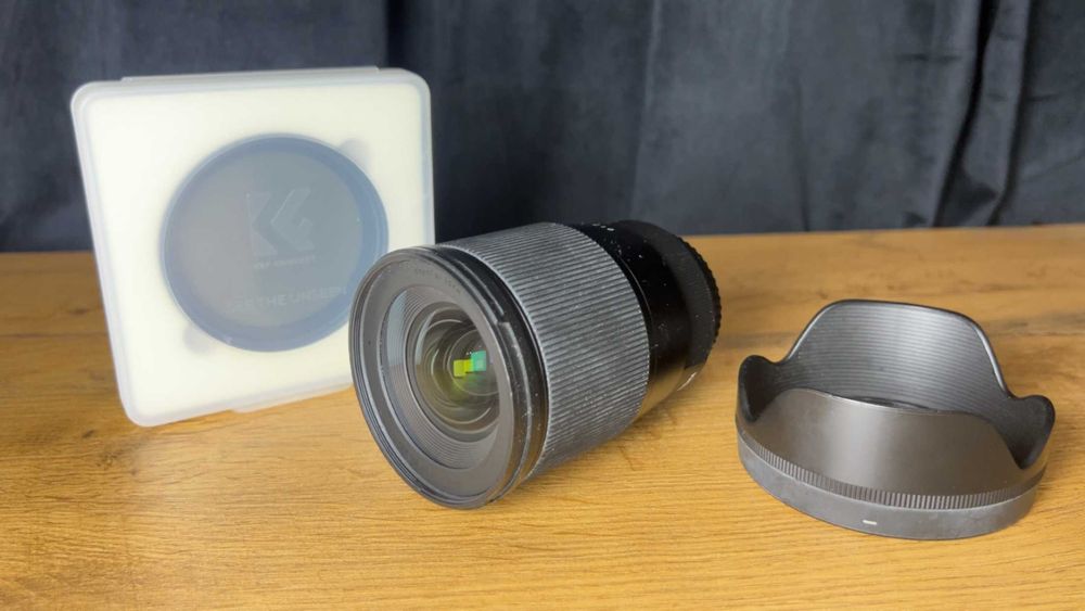 Sigma 16mm f/1.4 DC DN Sony E)+ Filtr K&F