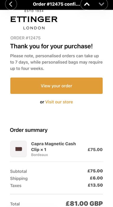 Кліпса зажим затискач для купюр магніт шкіра бордовий коричневий