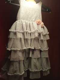 Elegancka sukienka H&M r.122-128, 6-7 lat SW
