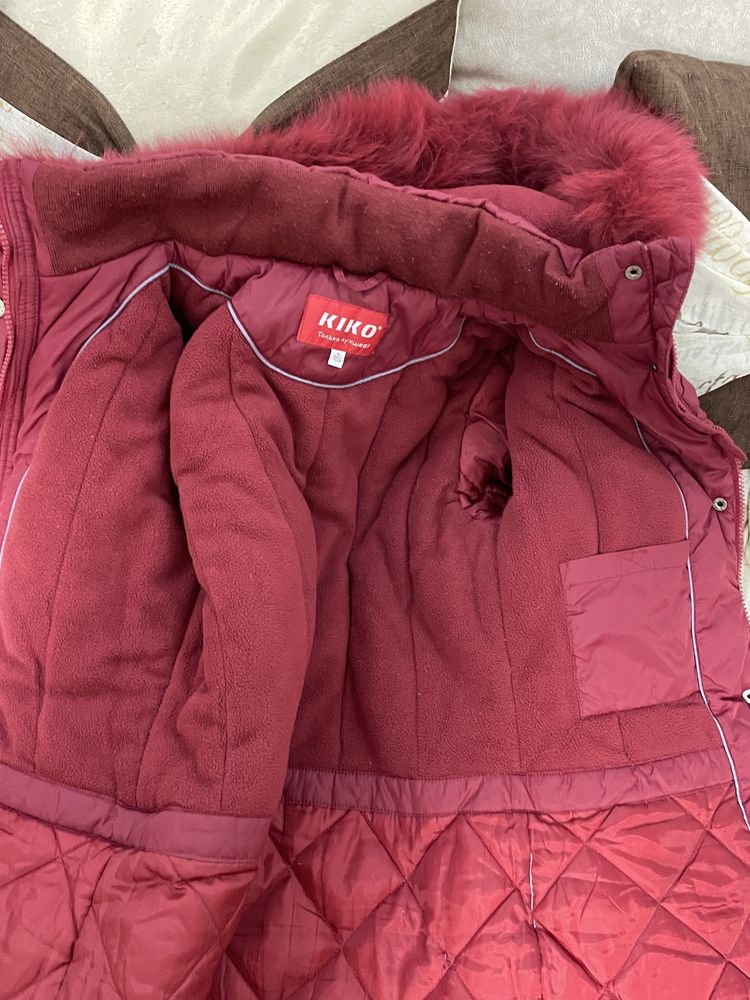 Зимнее пальто на девочку 9-11 лет фірма KIKO