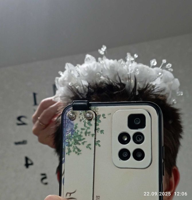 Віночок білий на голову