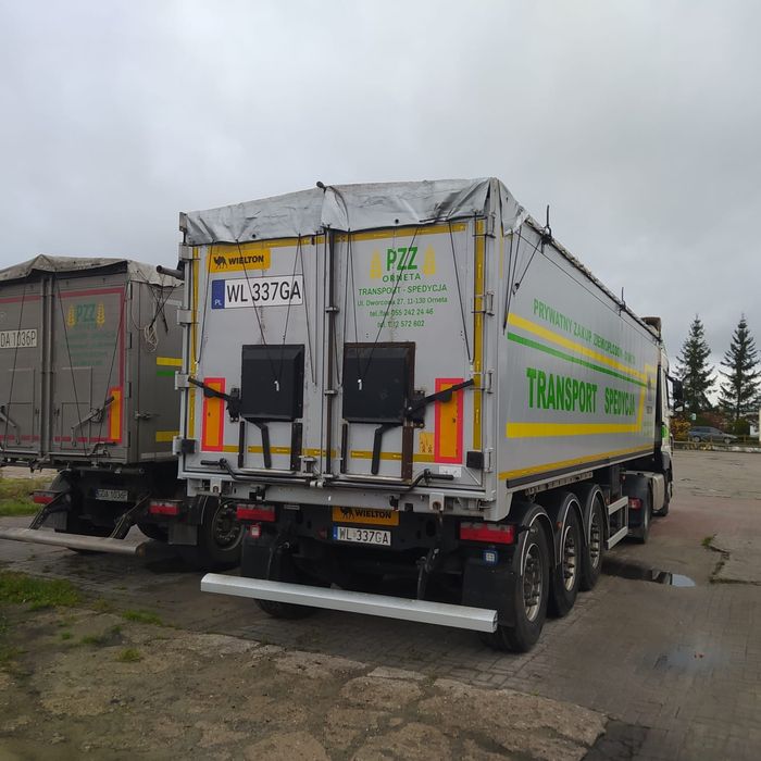 Naczepa wywrotka Wielton 45m3 Saf intrax  IDEALNY STAN