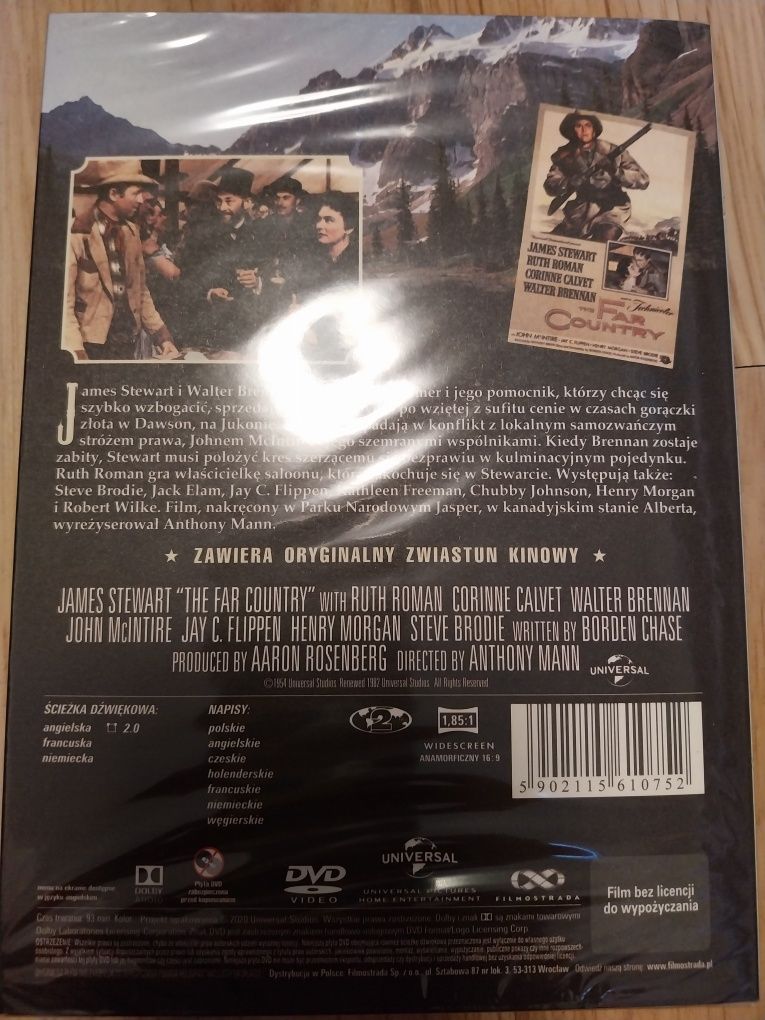 WESTERN Daleki Kraj James Stewart dvd