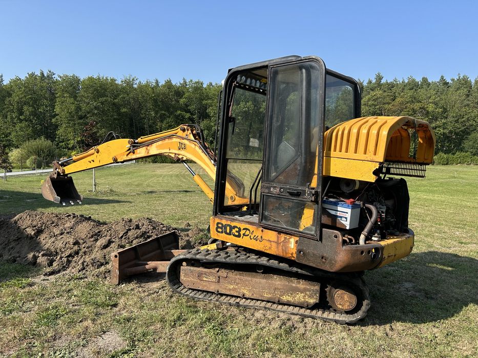 Koparka JCB 803 stan techniczhy DOBRY dżoistiki Perkins Kopie Jeździ