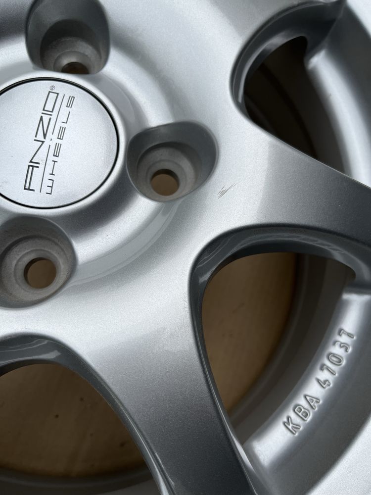 Felgi Anzio G5 6x15" 4x108. Ford-Ka, Escort, Focus.
