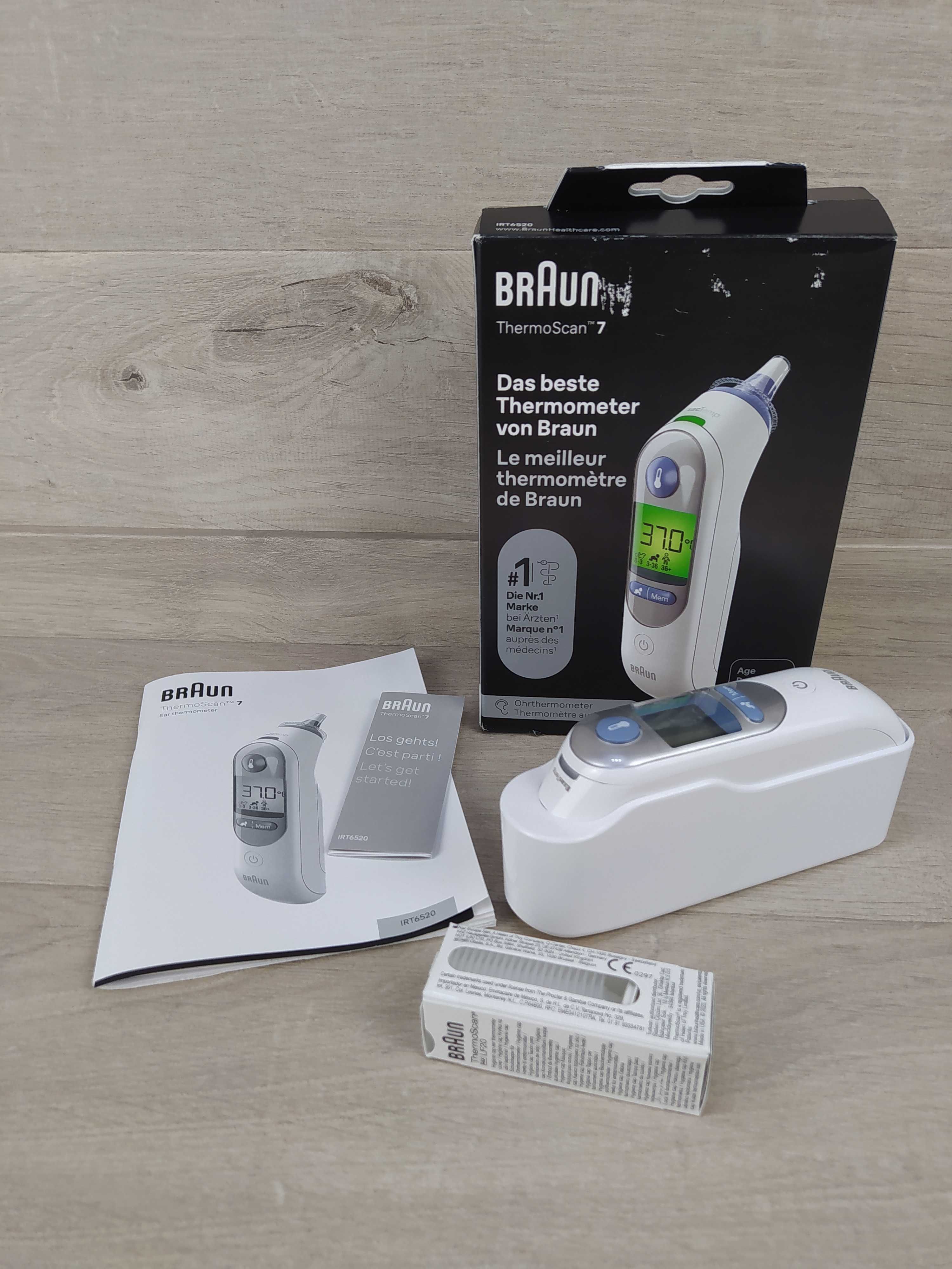 Braun ThermoScan 7 IRT6520 Termometr elektroniczny OPIS