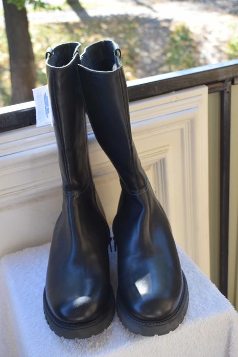 кожаные ботинки зимние сапоги Sioux р. 44 р. 44 30 см