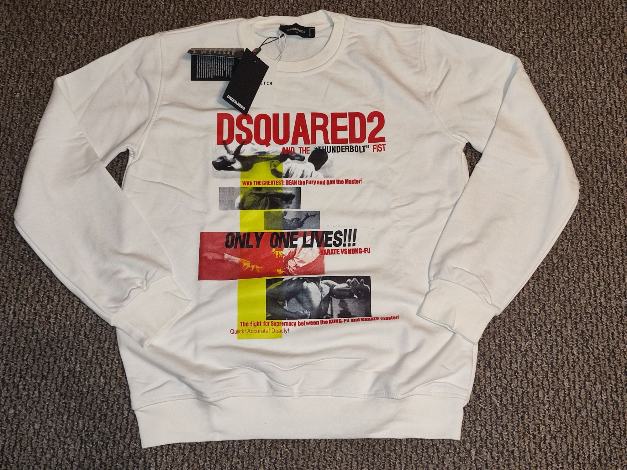 Dsquared2 model Kung-Fu bluza męska rozmiar XXL