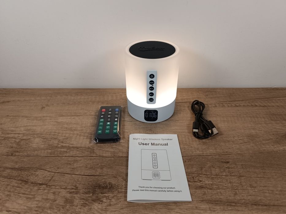 Głośnik Bitswolee Bluetooth z podświetleniem LED