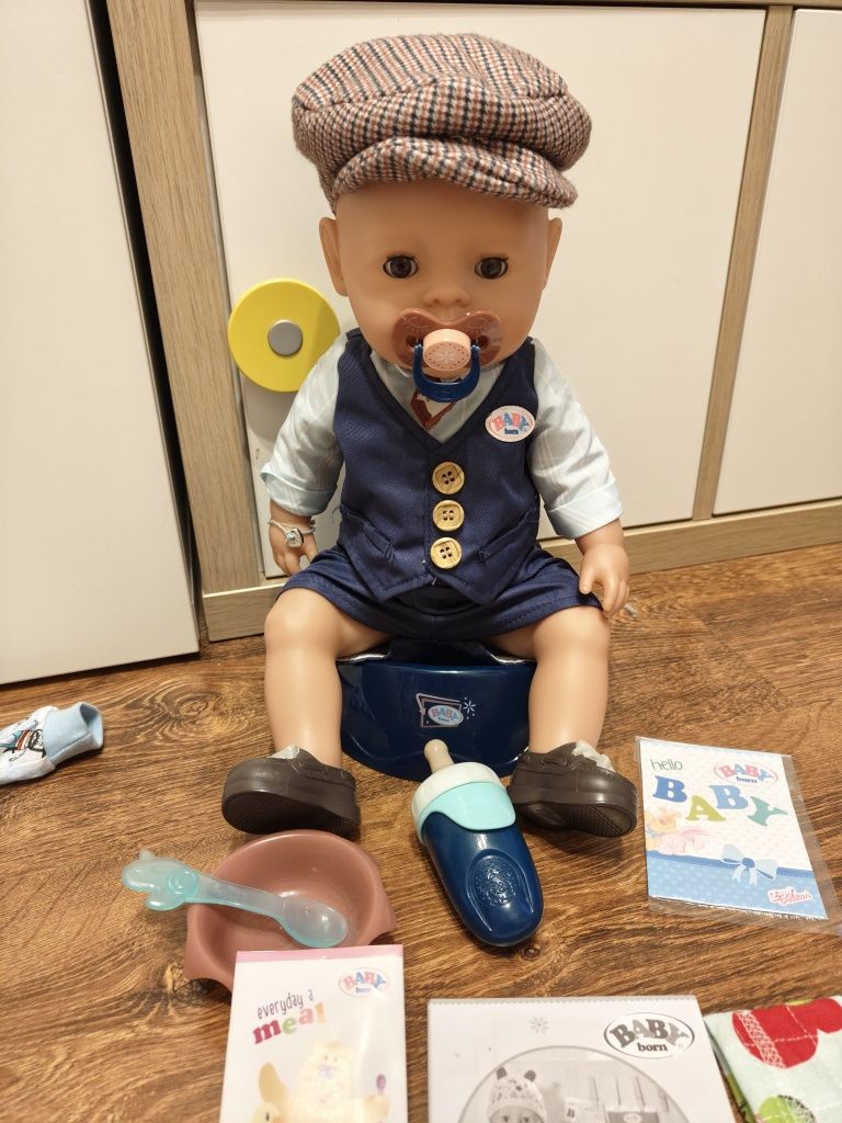 Lalka baby born zaph creation soft touch chłopiec w eleganckim stroju