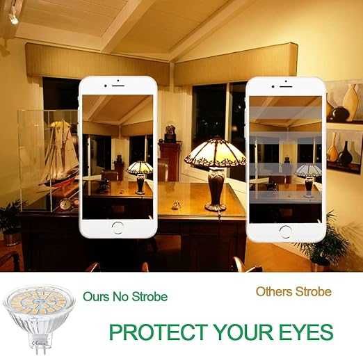 10 żarówek LED MR16 GU5.3 ciepła biel 5W 50 W, 3000 K, 450 lm 458