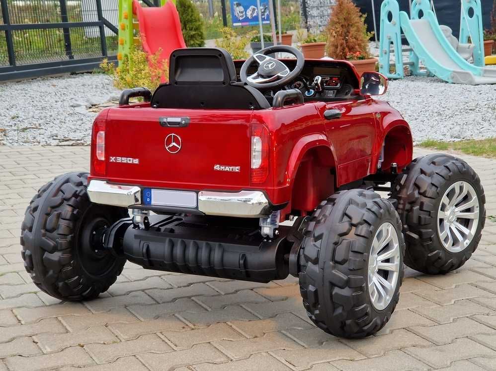 Mercedes Monster Truck 4x4 Auto AKUMULATOR Elektryczny Samochód DZIECI