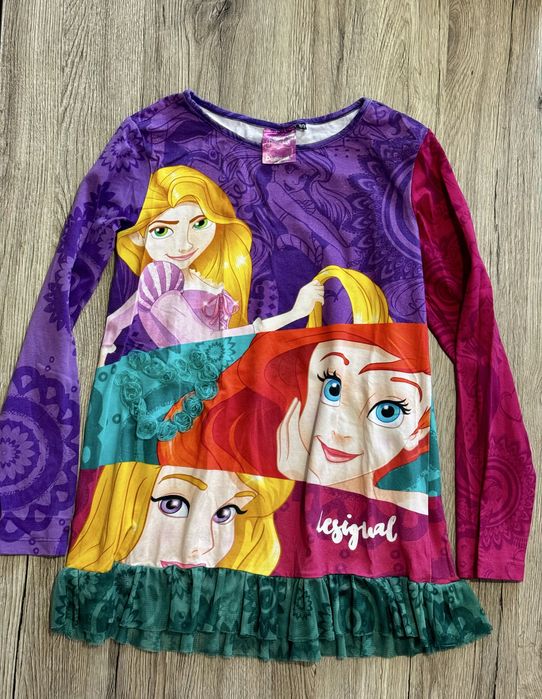 Tunika Desigual sukienka roszpunka arielka disney rozm.146 152