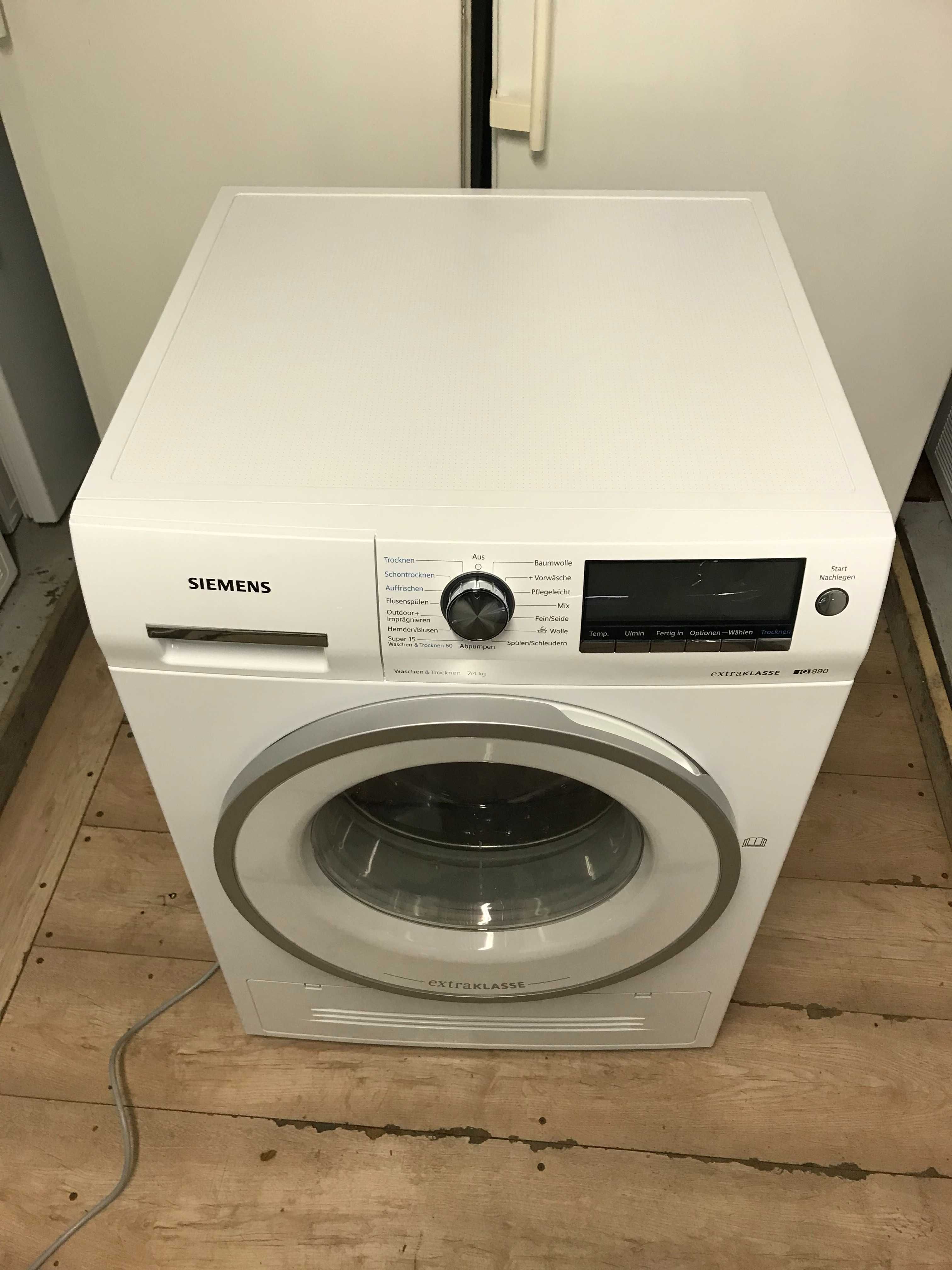 Pralko-Suszarka Siemens iQ890 - 7/4kg. 1500 obr. - WD15H590