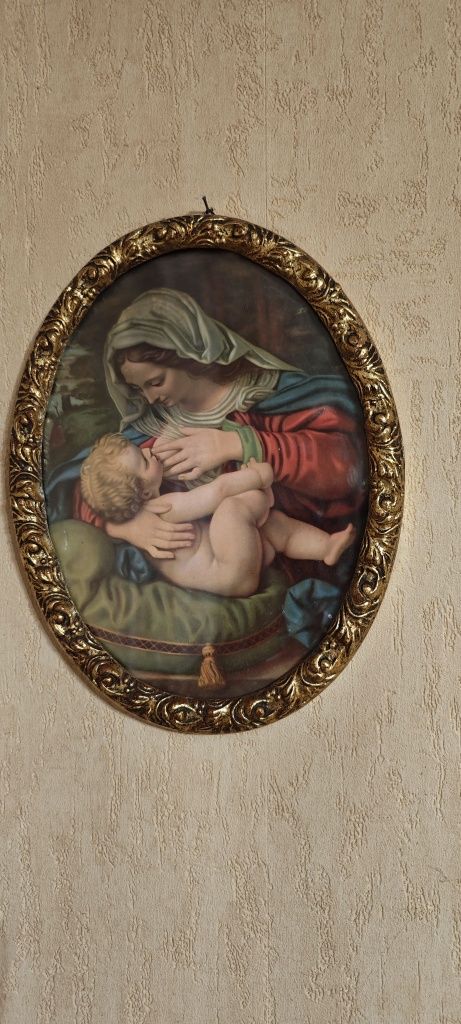 Obraz Maryja karmiąca Dzieciątko