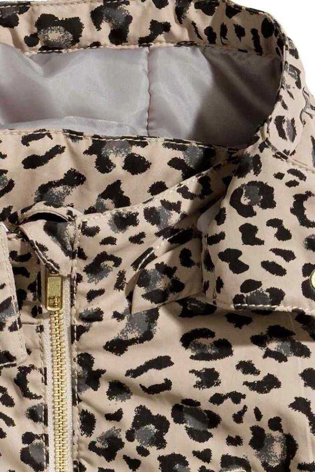 H&M Parka dla córci przejsciówka w panterkę 140/9-10 lat