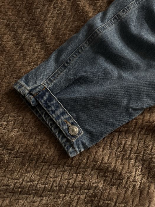 Сині джинси mom з ґудзиками