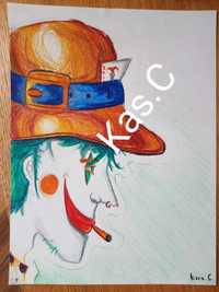 Obraz pod tytułem „Klaun" autorstwa Kas.C