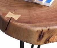 Stolik kawowy Bagli 36x46x36cm drewno odzyskane