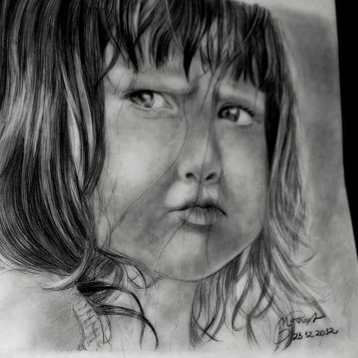 Retratos Artísticos a Lápis Grafite - Feitos sob Encomenda